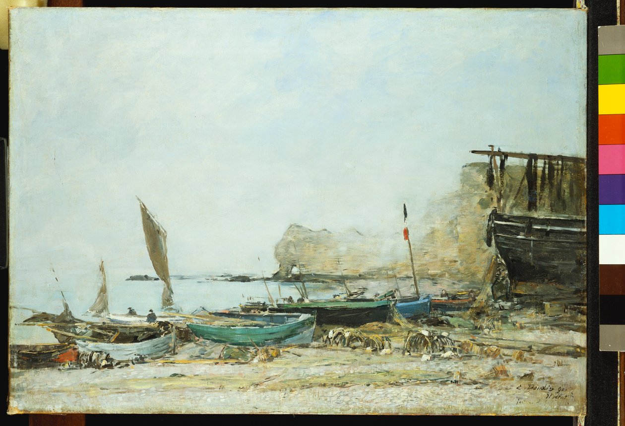 Nieznany obraz autorstwa Eugene Louis Boudin