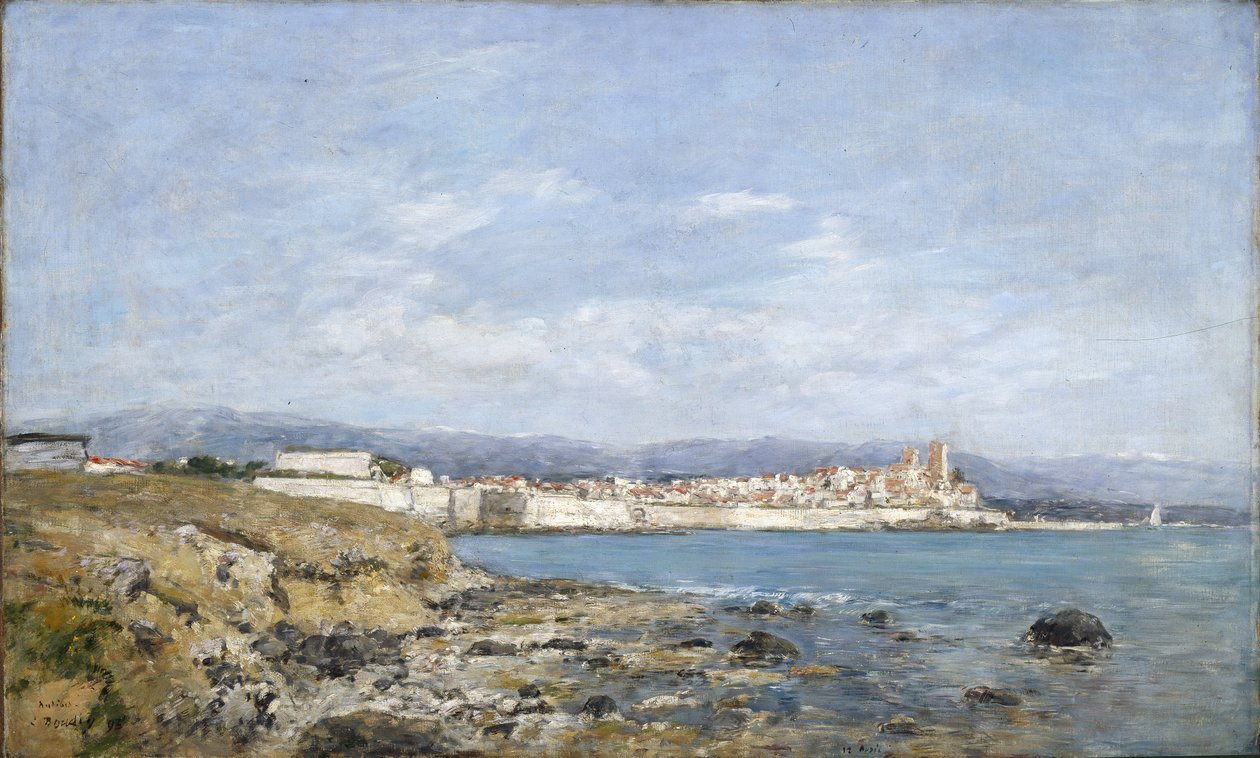 Widok Antibes, 1893 autorstwa Eugene Louis Boudin