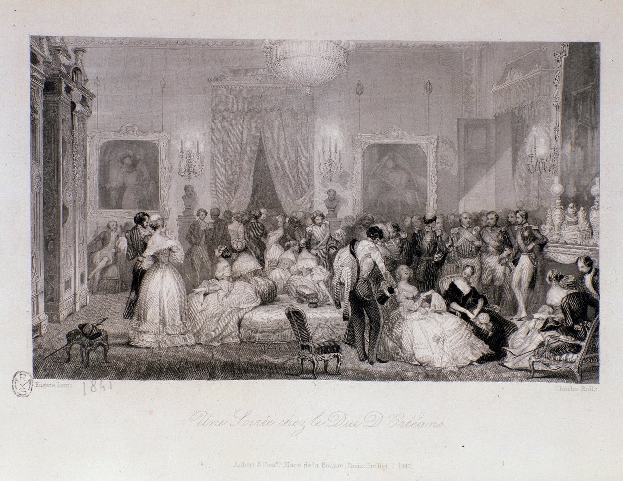 Wieczór towarzyski z księciem Orleanu (Ferdinand-Philippe lub Ferdinand Philippe d