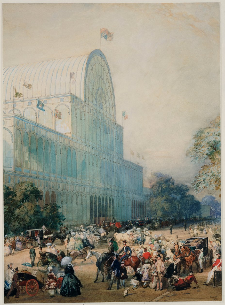 Inauguracja Kryształowego Pałacu, 1851 autorstwa Eugene Louis Lami