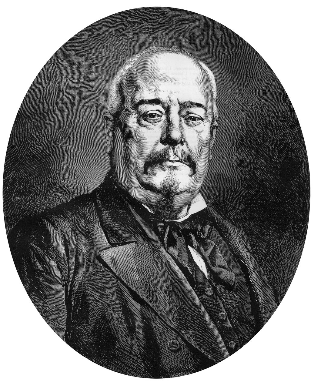 Francois-Achille Bazaine, rycina według zdjęcia Maunoury