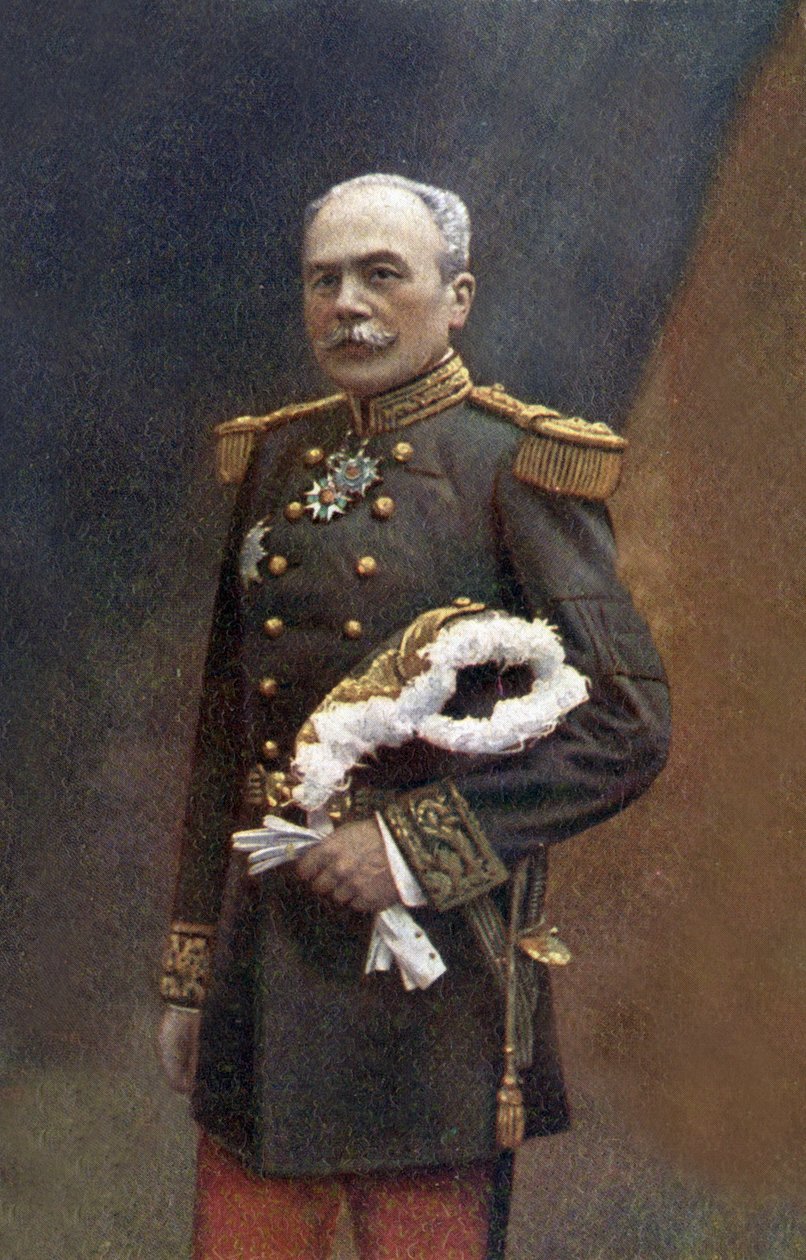 Fernand de Langle de Cary (1849-1927) francuski oficer podczas I wojny światowej (Verdun), zdjęcie Eugene Pirou autorstwa Eugene Pirou