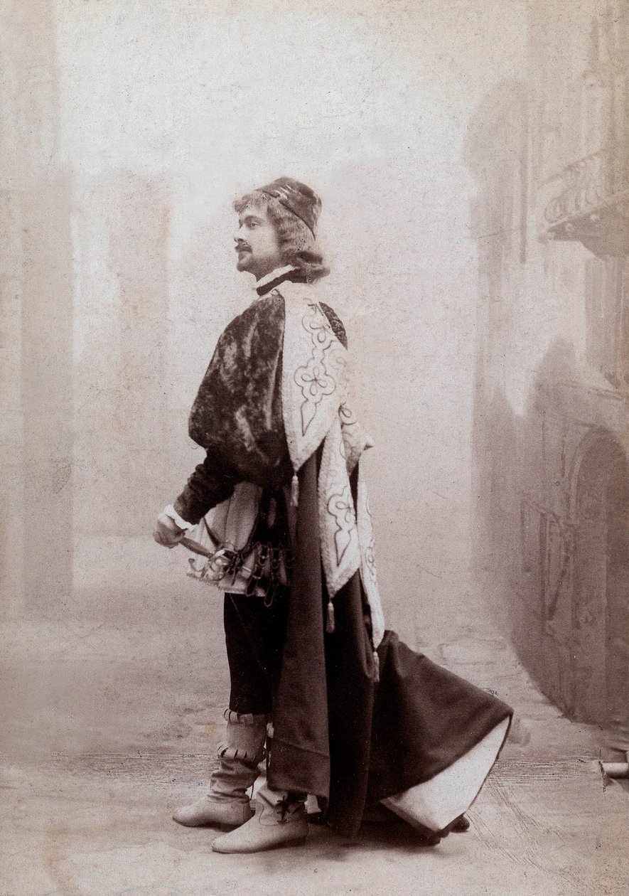 Francuski komik Dauvillier, ok. 1900 r., zdjęcie Eugene Pirou autorstwa Eugene Pirou