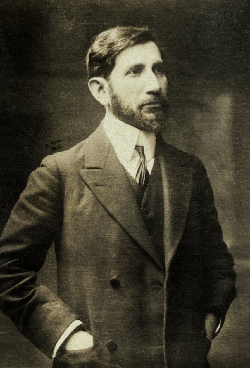 Portret Charlesa Maurrasa (zdjęcie) autorstwa Eugene Pirou