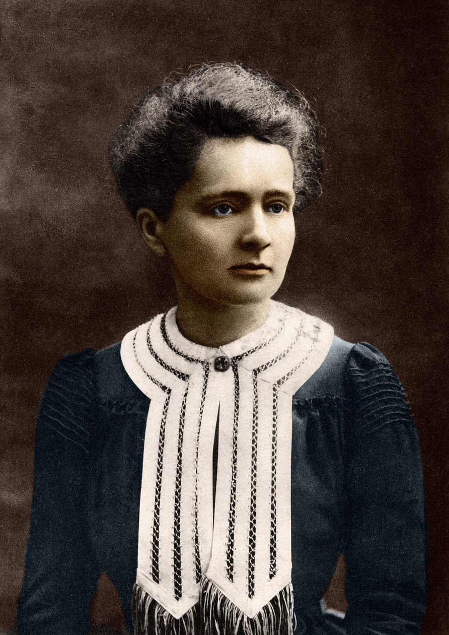 Portret Marii Curie 1867-1934 autorstwa Eugene Pirou