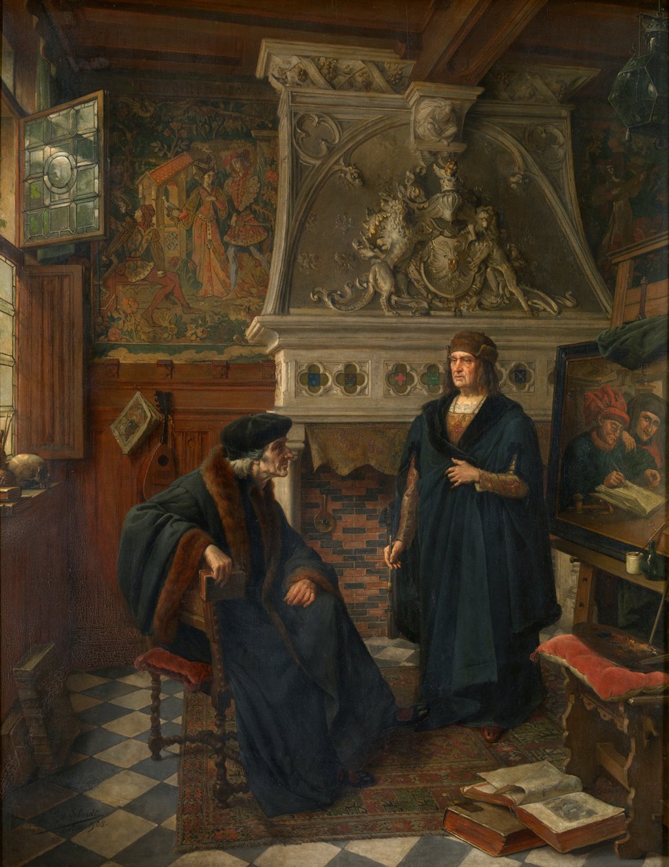 Erazma i Quentina Matsysa autorstwa Eugene Siberdt