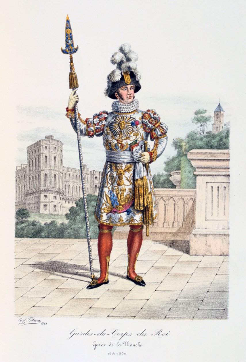 Ochroniarze króla, Straż Kanału, 1814-30 autorstwa Eugene Titeux