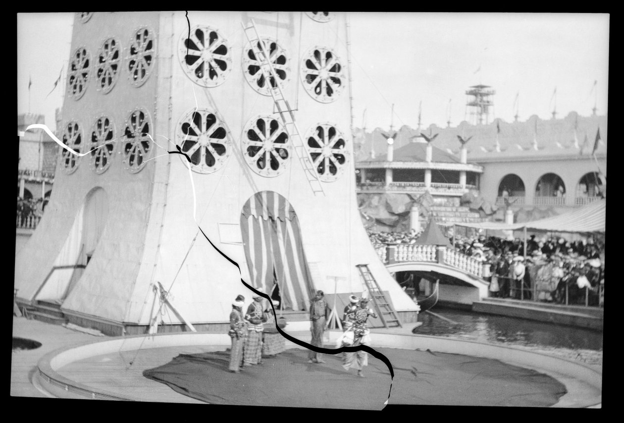 Luna Park, 1903 (negatyw azotanów) autorstwa Eugene Wemlinger