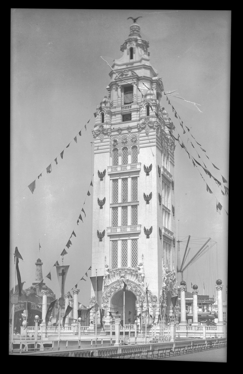Luna Park, 1906 (negatyw azotanów) autorstwa Eugene Wemlinger
