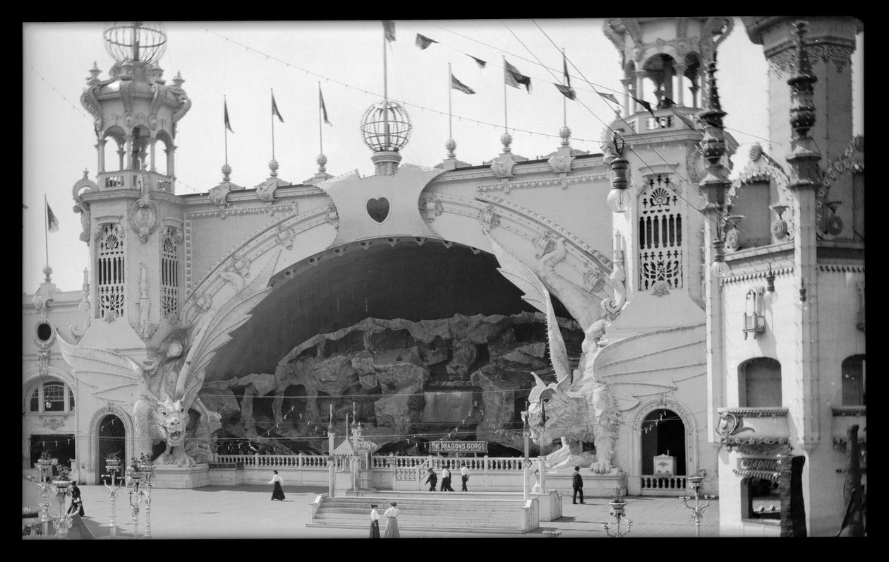 Luna Park, 1906 (negatyw azotanów) autorstwa Eugene Wemlinger