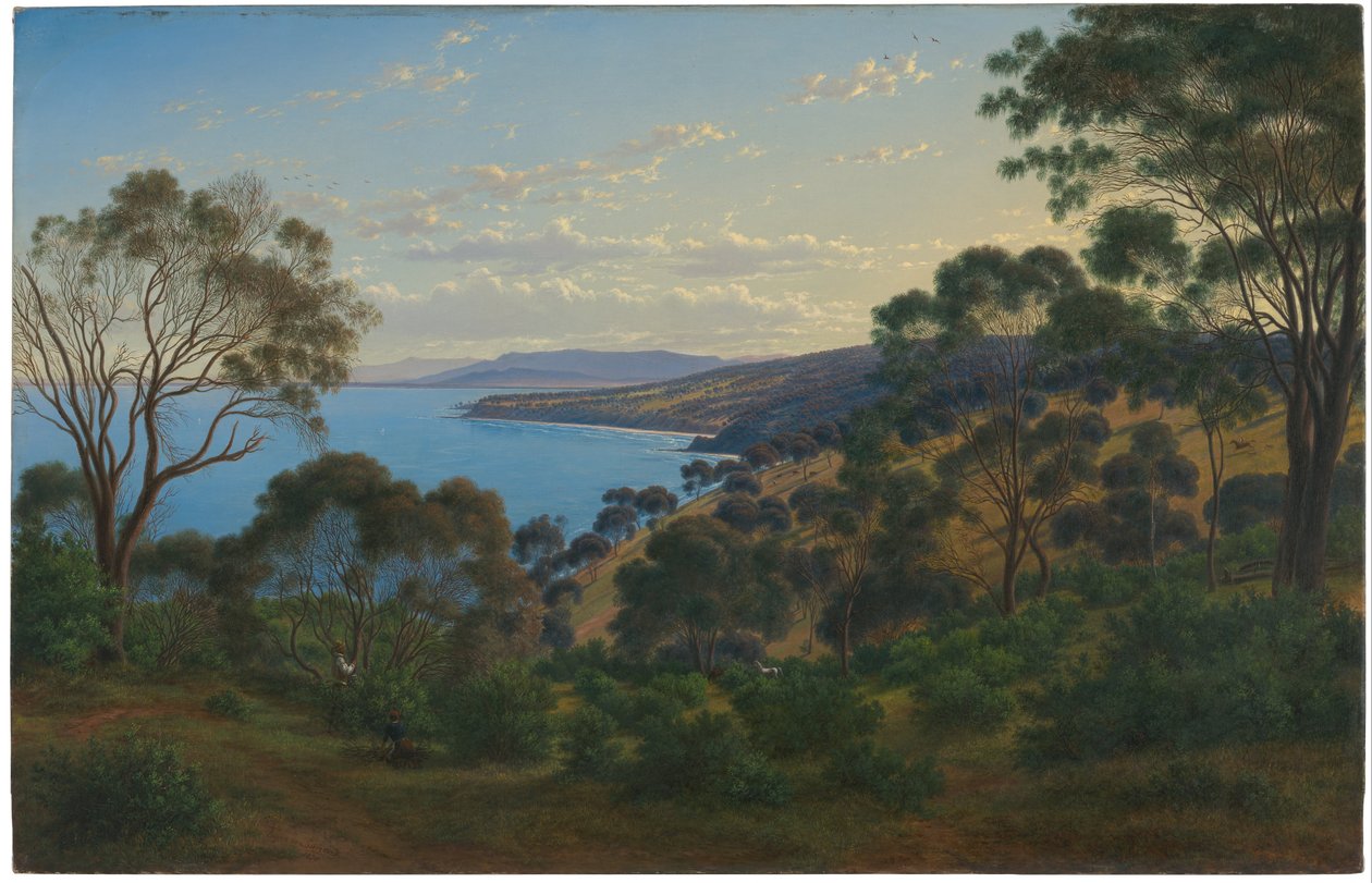 Dandenong Ranges z "Beleura" autorstwa Eugene von Guérard