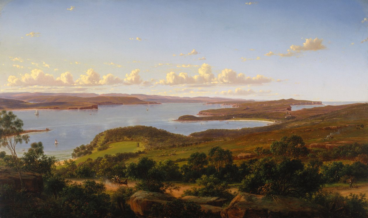 Sydney Heads autorstwa Eugene von Guérard
