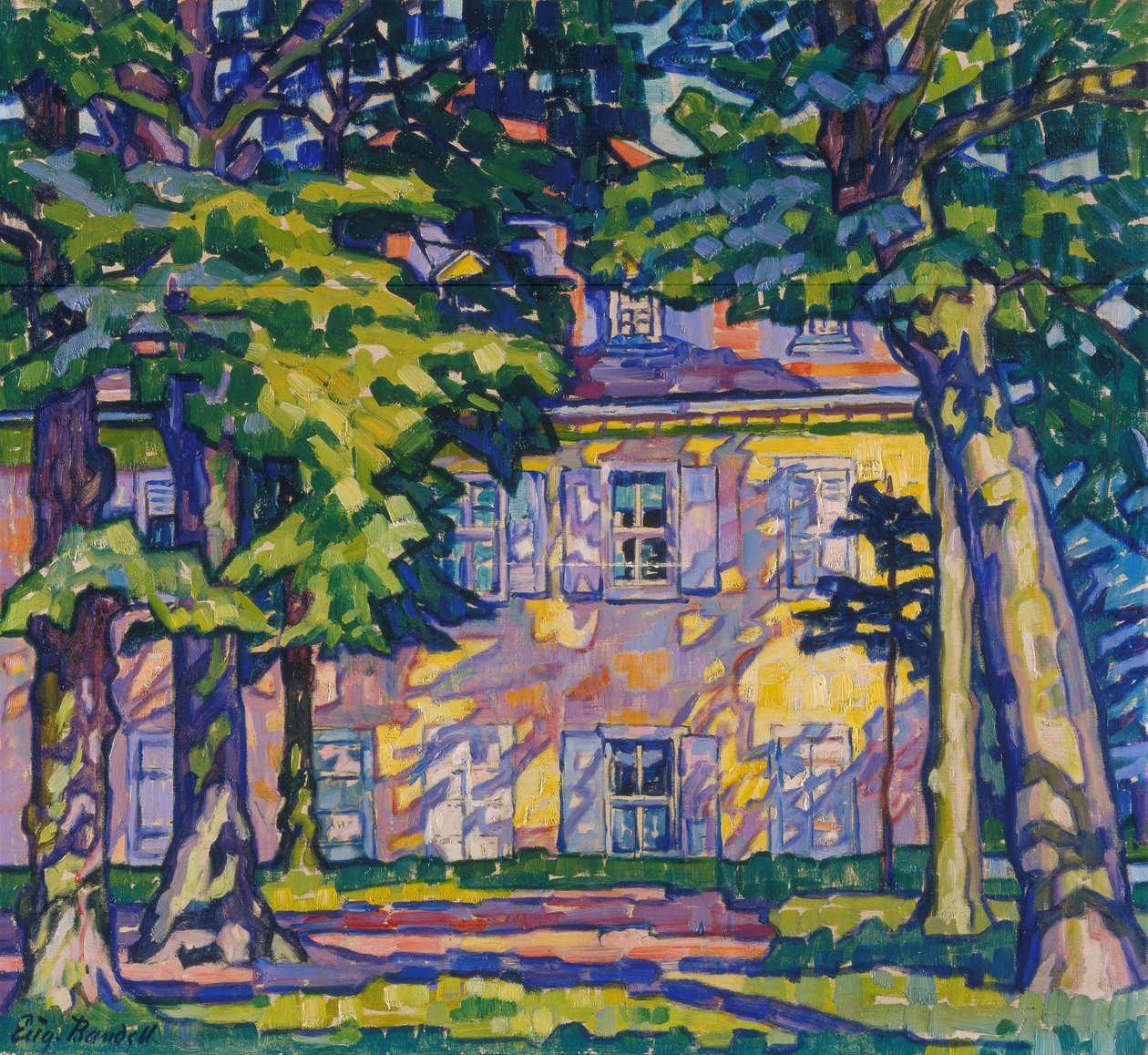 Słońce po południu (Wilhelmsbad) autorstwa Eugenie Bandell