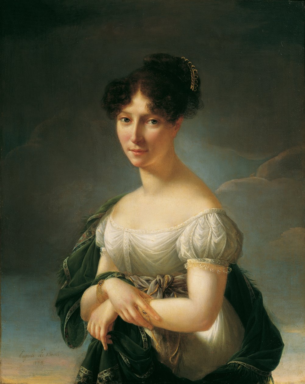 portret damy autorstwa Eugenie le Brun
