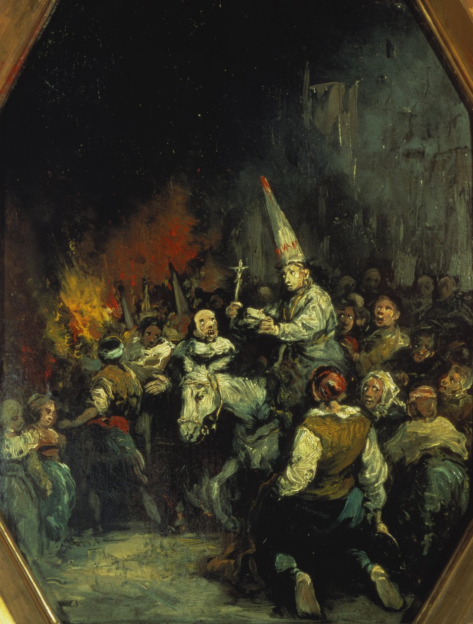 Potępiony przez Inkwizycję autorstwa Eugenio Lucas Velázquez