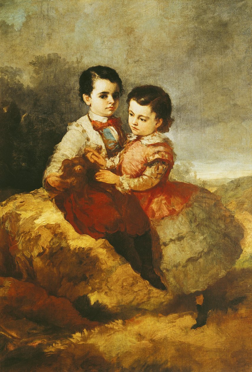 Зураачийн хүүхдүүд поли autorstwa Eugenio Lucas y Padilla