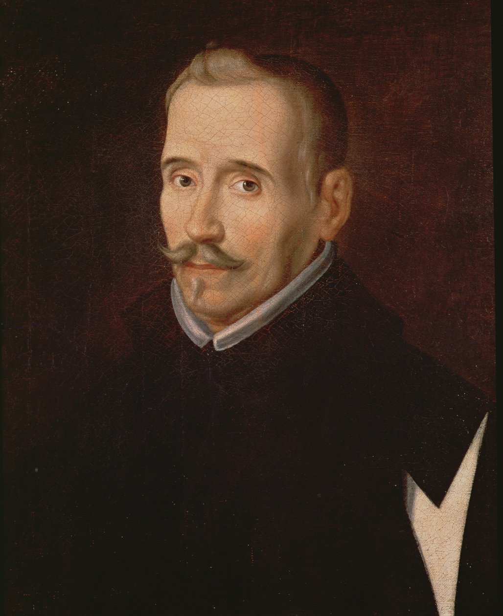 Portret Lope Felix de Vega Carpio 1562-1635 olej na płótnie detal 102965 autorstwa Eugenio Caxes
