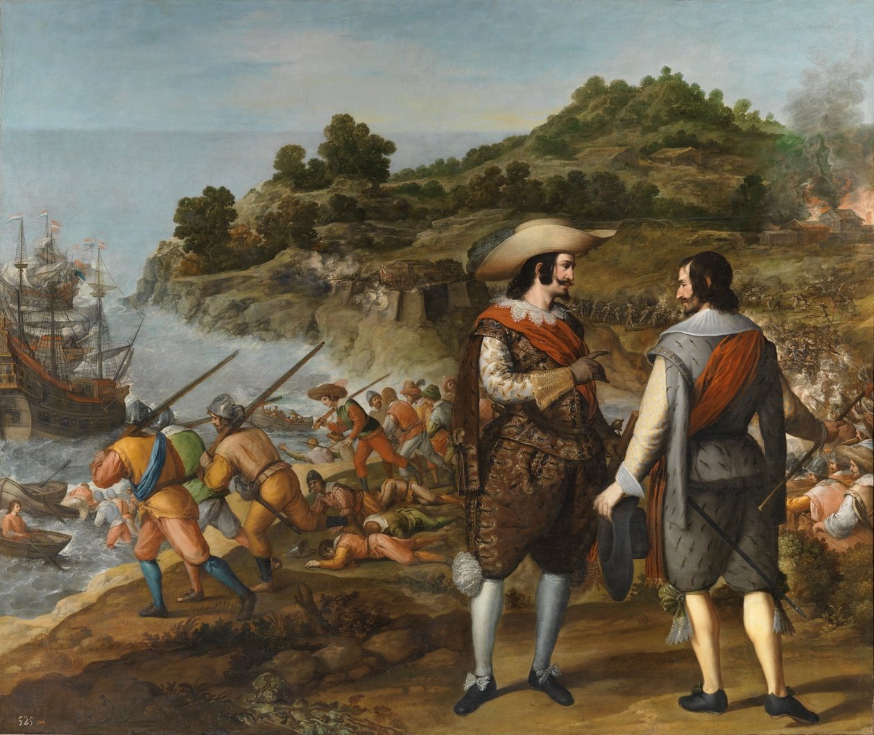 Odzyskiwanie San Juan de Puerto Rico autorstwa Eugenio Caxes