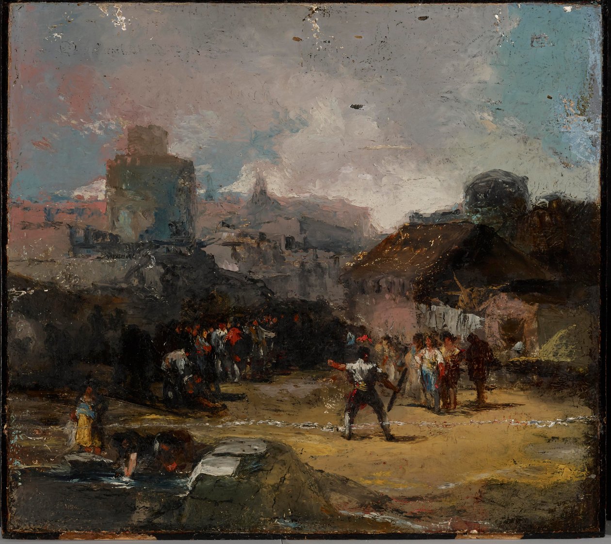 Gra w drążki autorstwa Eugenio Lucas Velázquez