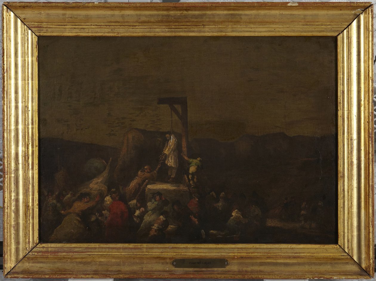 Die Hinrichtung autorstwa Eugenio Lucas Velázquez