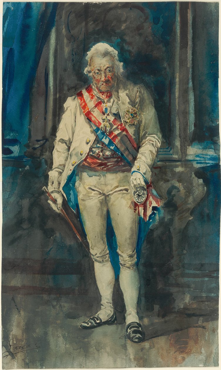 Król Hiszpanii Karol IV autorstwa Eugenio Lucas y Padilla