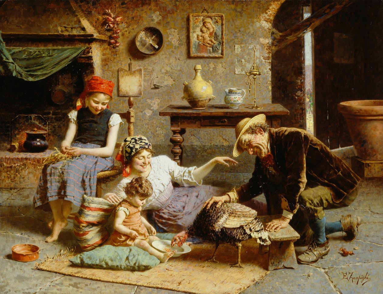 Głodna Turcja autorstwa Eugenio Zampighi