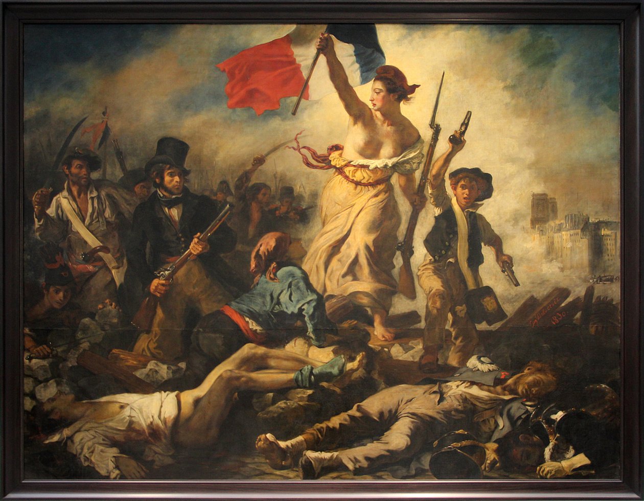 0 Wolność prowadząca ludzi autorstwa Ferdinand Victor Eugene Delacroix