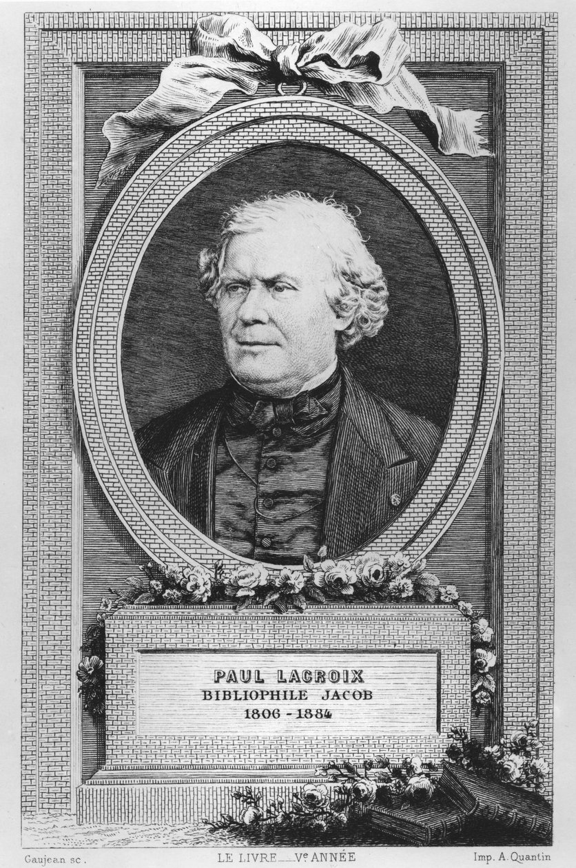 Portret Paula Lacroix autorstwa Eugène Gaujean