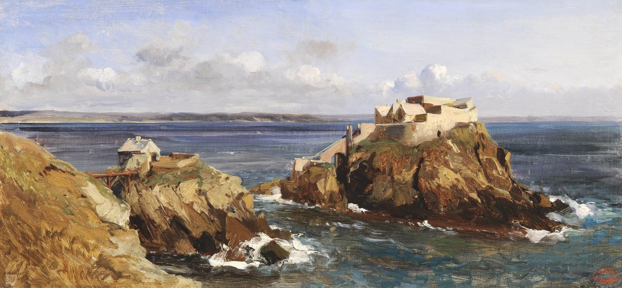 Nieznany obraz autorstwa Eugene Isabey