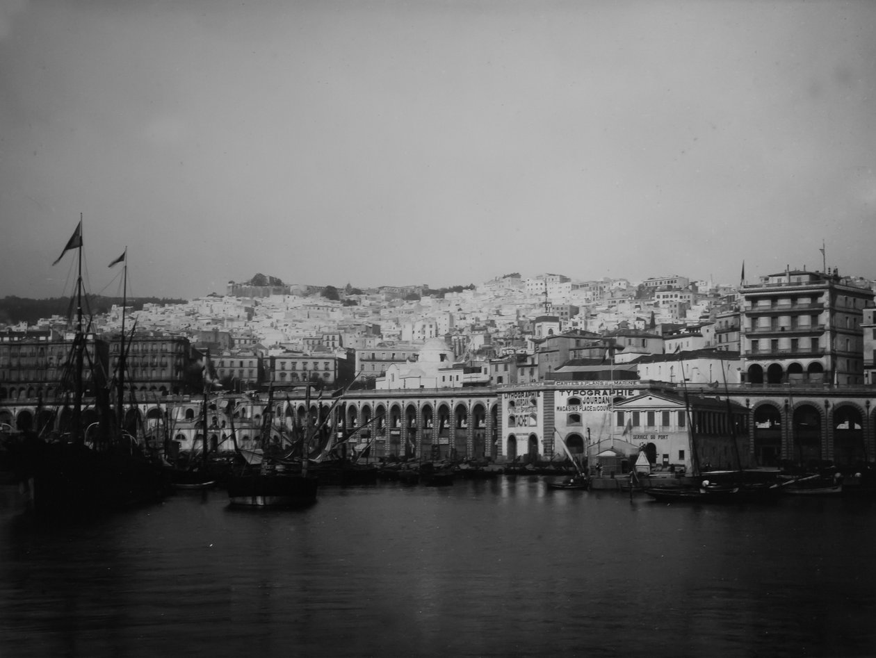 Port w Algierze autorstwa Eugène Trutat