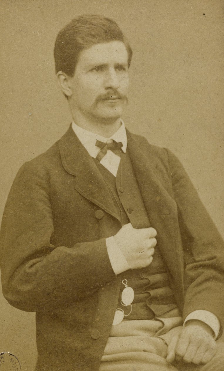 Portret Rossela Louisa (znanego jako Randal), (1844-1871), (oficer, członek Komuny, zastrzelony) autorstwa Eugene Appert