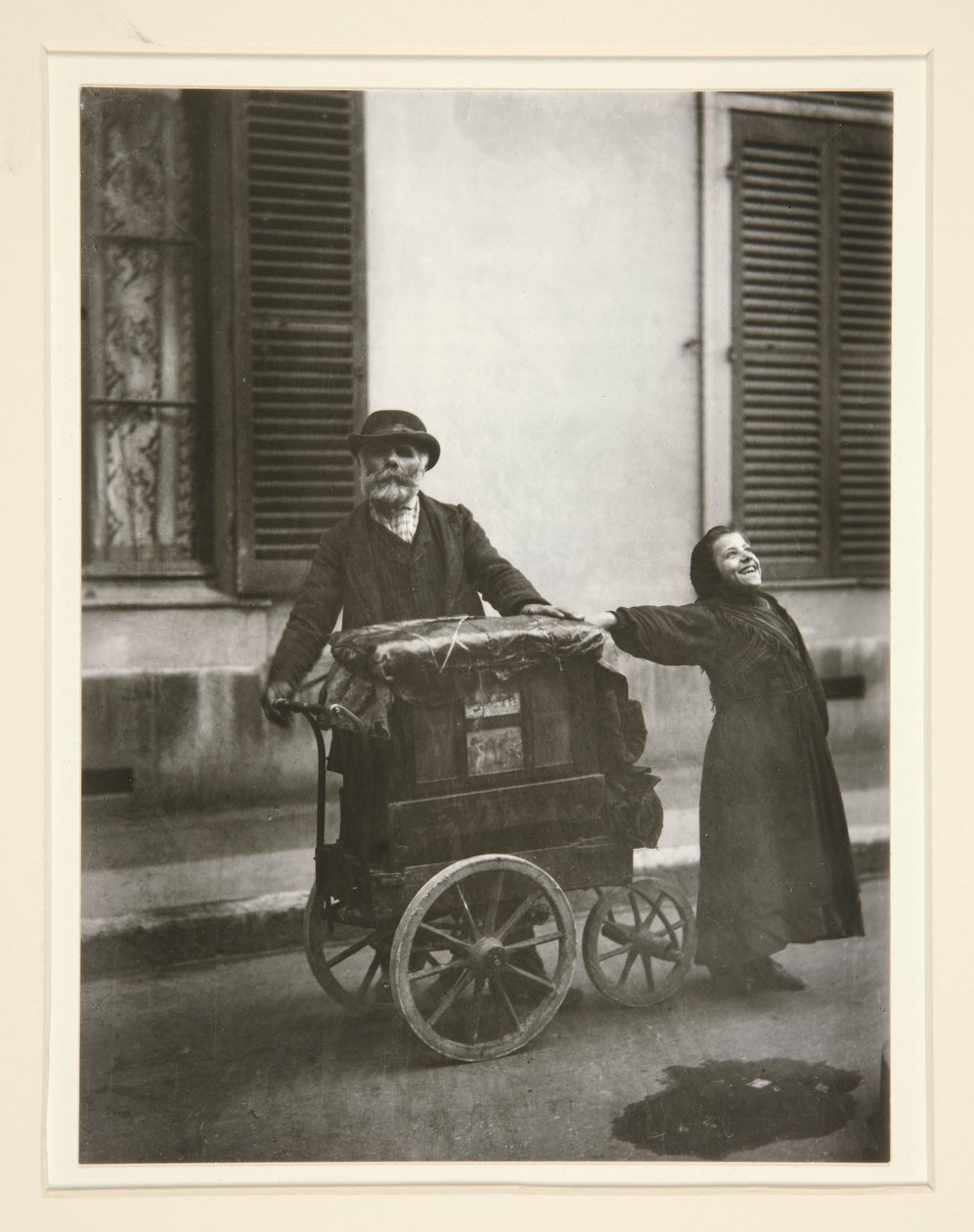 d gracz autorstwa Eugène Atget
