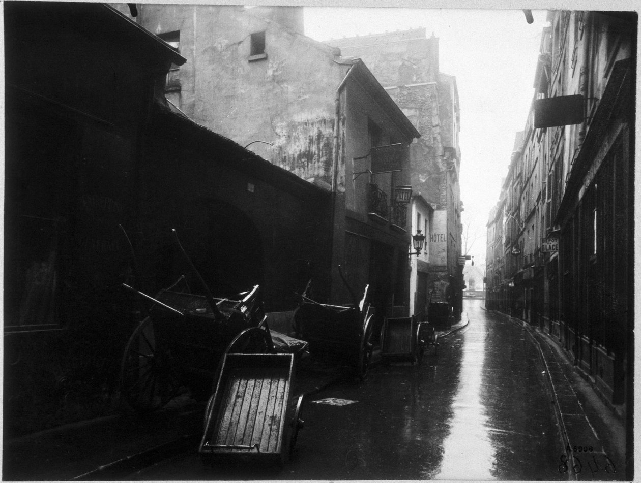 La rue de Bievre - fotografia: Eugene Atget autorstwa Eugène Atget