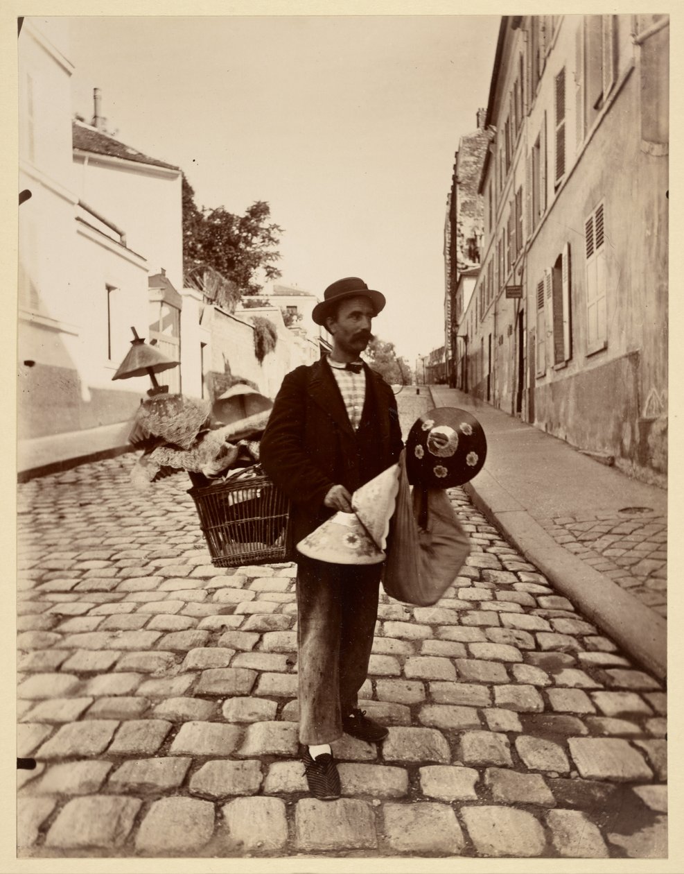 Właściciele sklepów autorstwa Eugène Atget