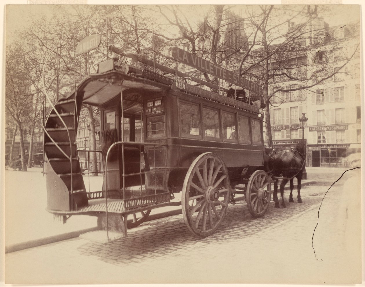 Omnibus autorstwa Eugène Atget