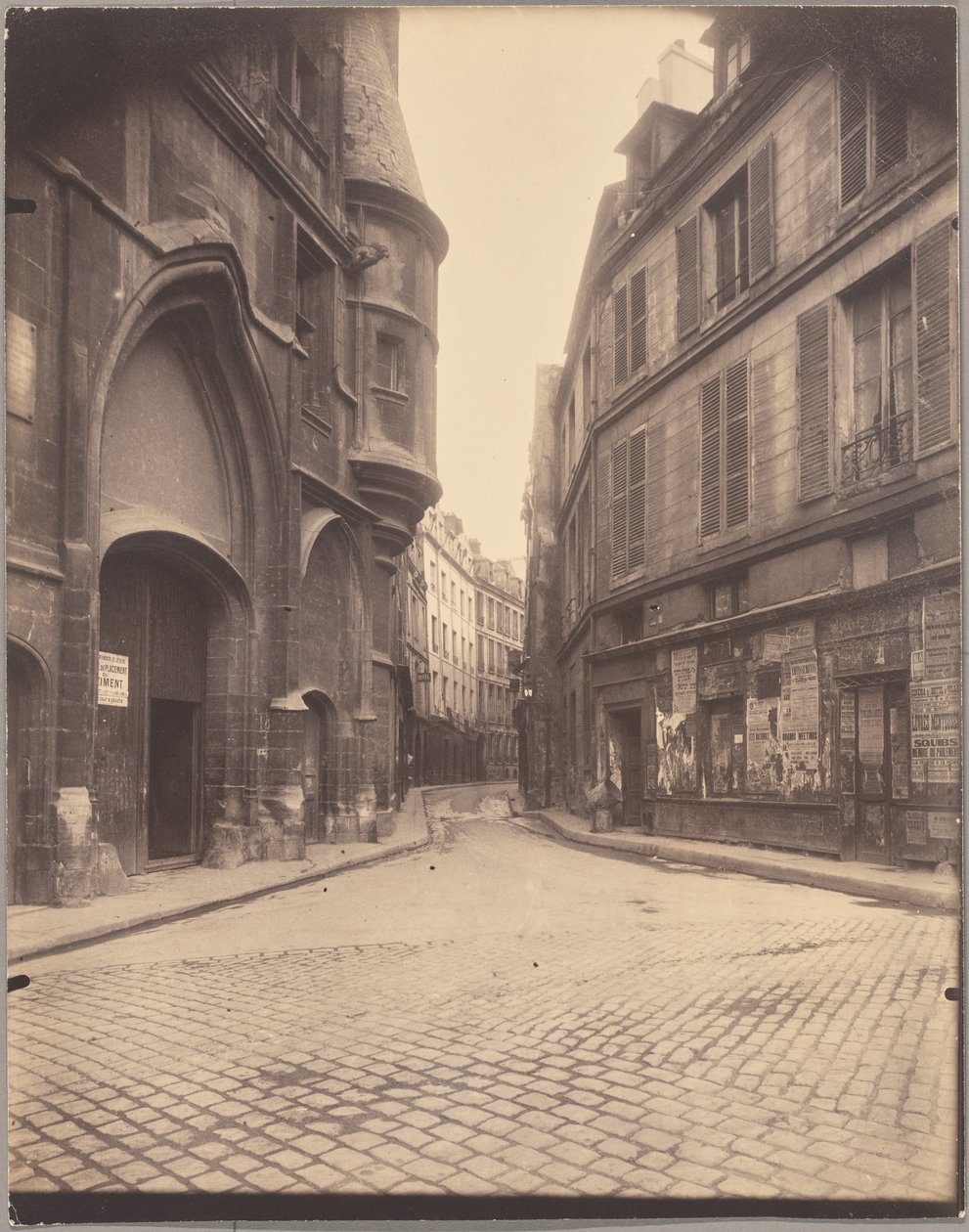 Rue du Figuier autorstwa Eugène Atget