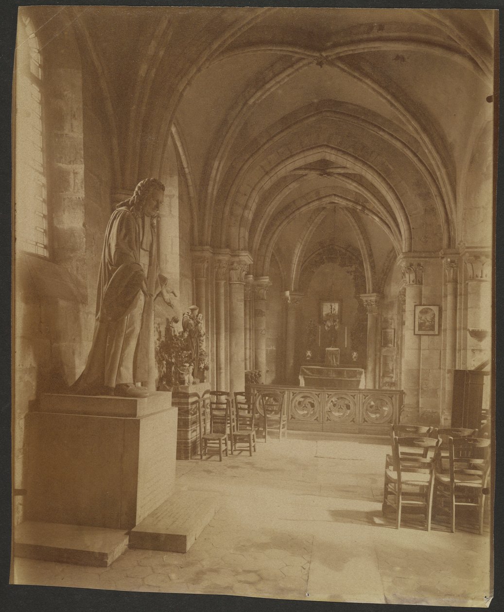 Saint Julien le Pauvre autorstwa Eugène Atget