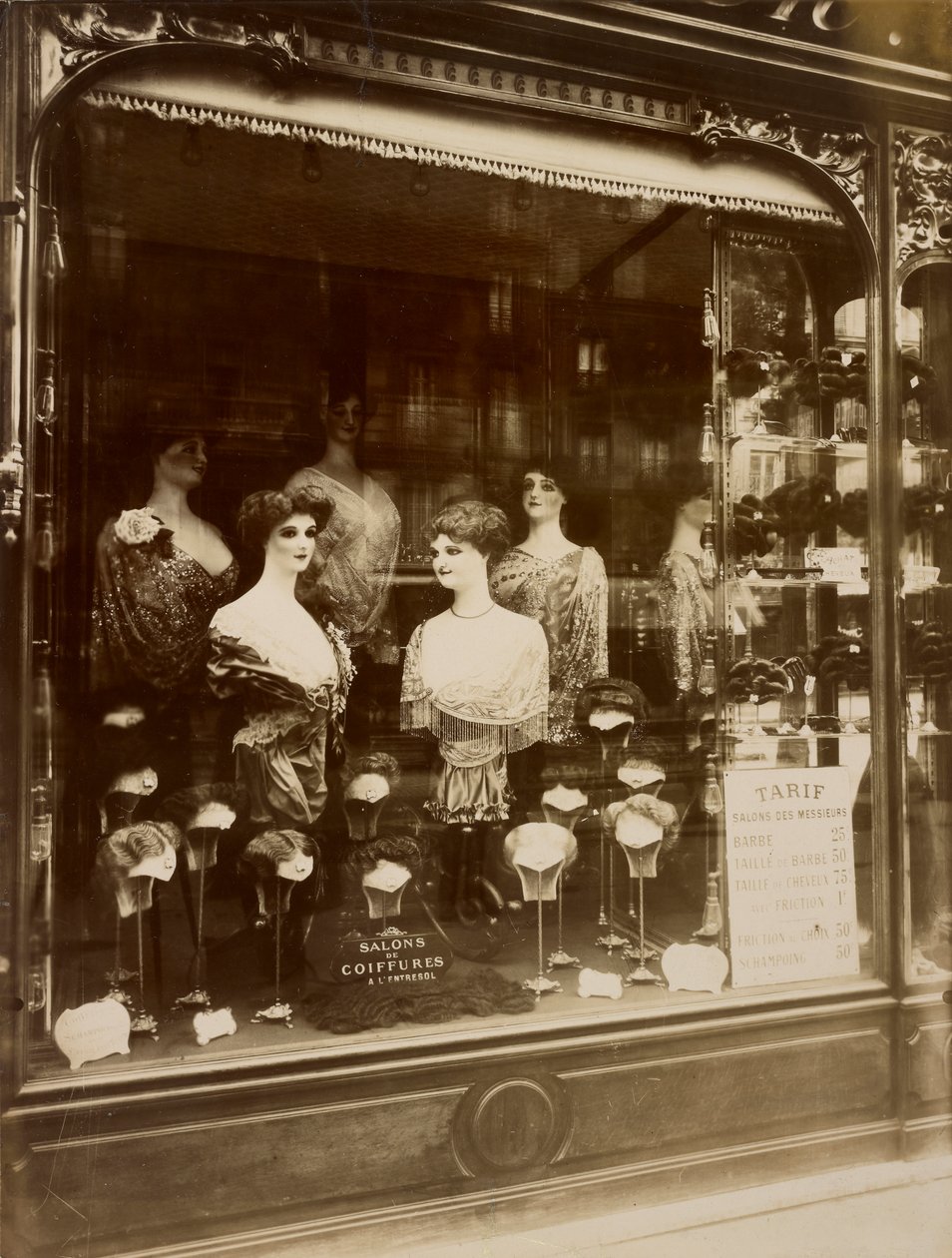 Gabinet Salonu Fryzjerskiego autorstwa Eugène Atget