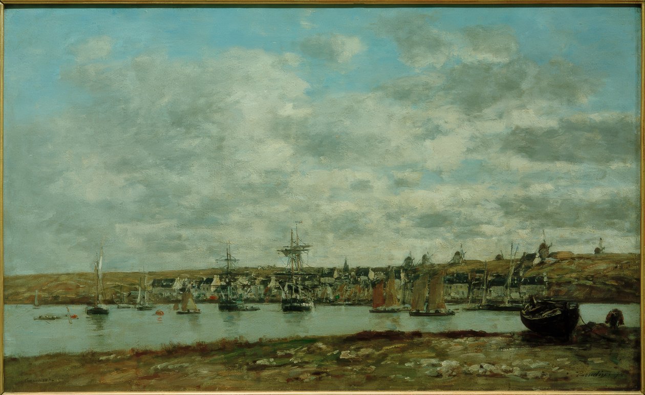 Port Camaret autorstwa Eugene Louis Boudin