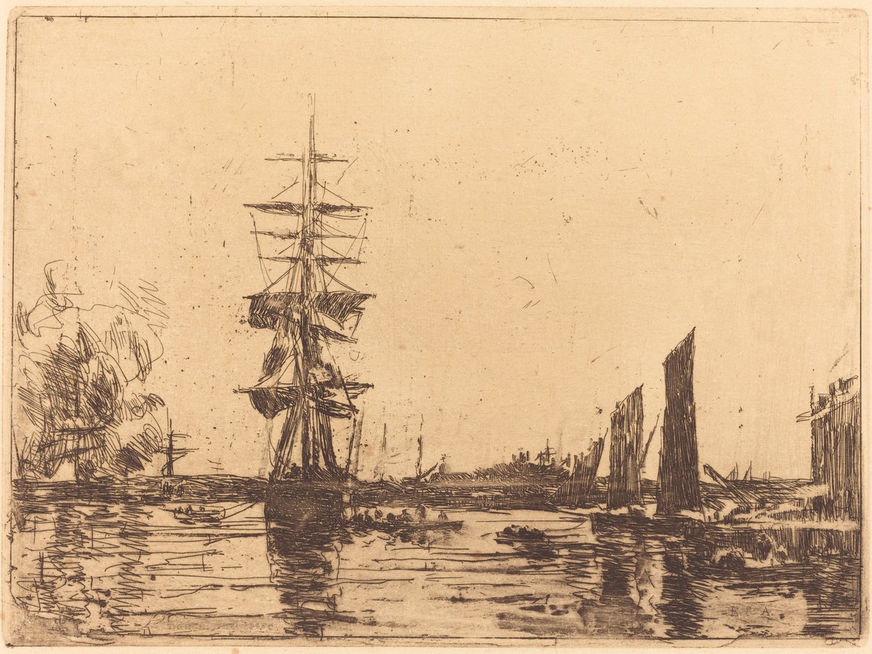Widok morski autorstwa Eugène Boudin