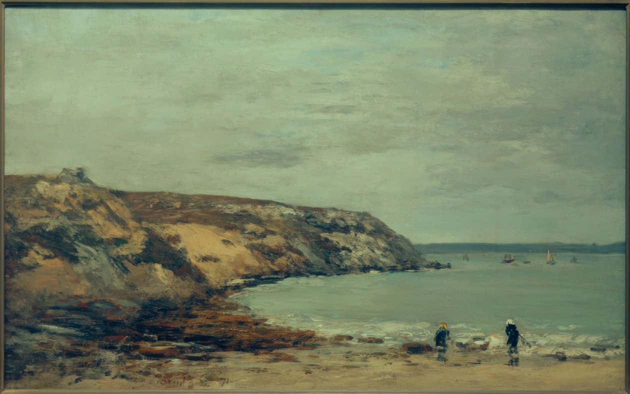 Rade de Brest. Wybrzeże Bindy autorstwa Eugene Louis Boudin