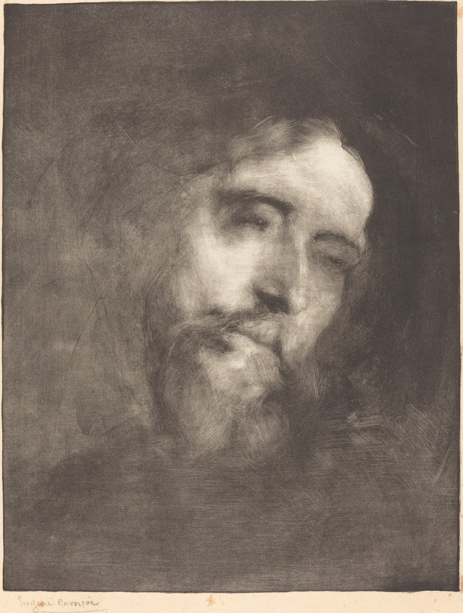 Alfons Daudet autorstwa Eugène Carrière