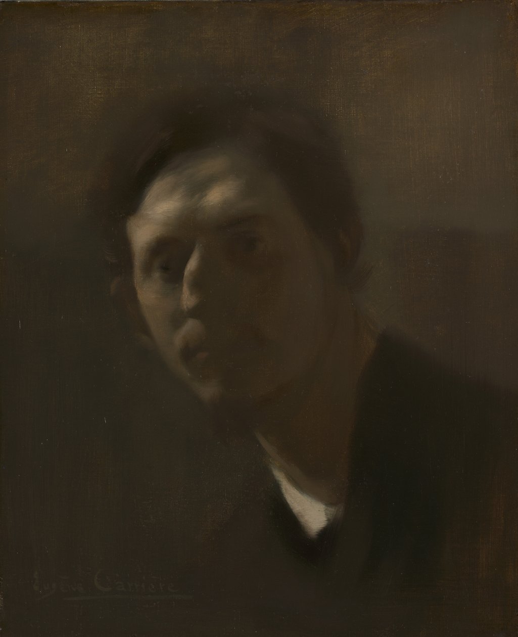 Armand Berton, c.1891 autorstwa Eugène Carrière