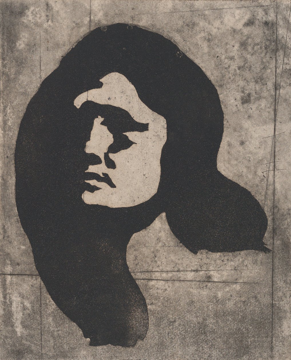 Głowa kobiety, ca. 1904. autorstwa Eugène Carrière