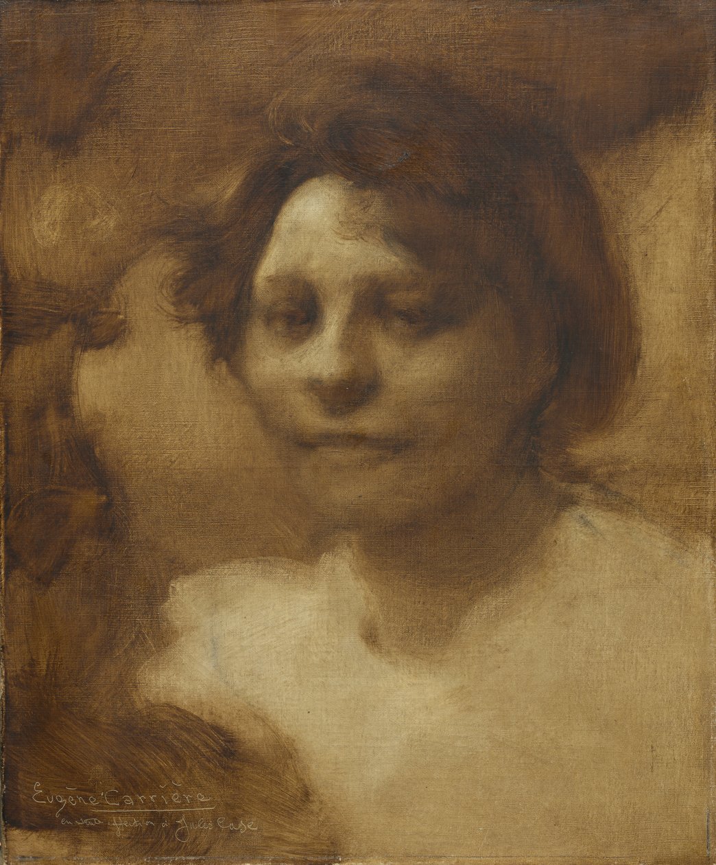 Madame Case, po wrześniu 1900, prawdopodobnie lato 1901. autorstwa Eugène Carrière
