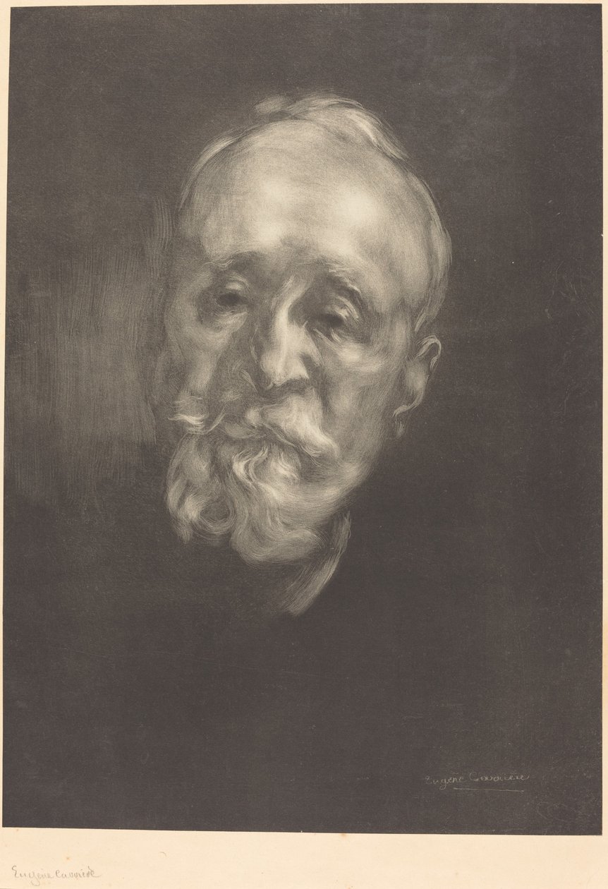 Pierre Puvis de Chavannes autorstwa Eugène Carrière