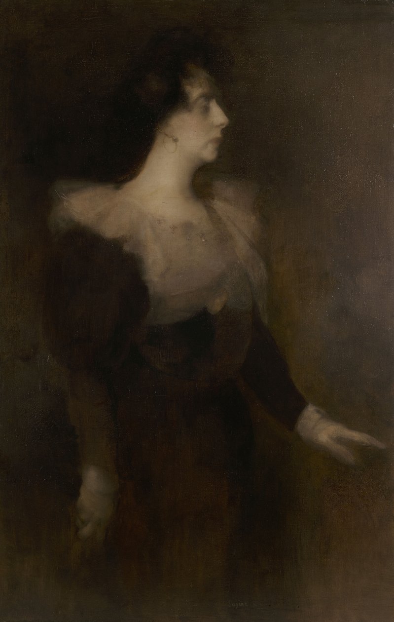Portret Pauliny Menard-Doriana 1870-1941, ok. 201 1890. autorstwa Eugène Carrière