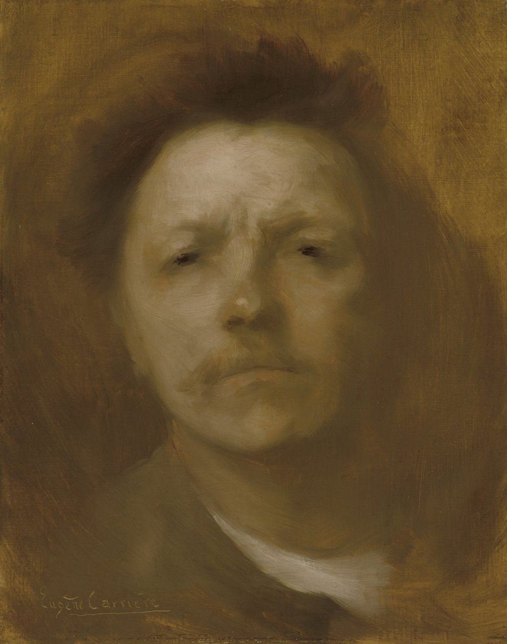 Autoportret, ok. 1893 r. autorstwa Eugène Carrière
