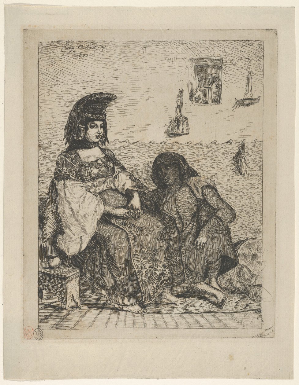 Żydowska panna młoda w Tangerze, 1833., 1833. autorstwa Eugène Delacroix