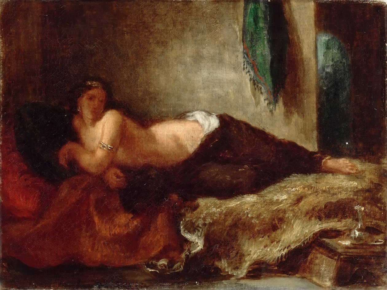 Odaliska, ca. 1849. autorstwa Eugène Delacroix